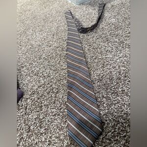 🍌Brown and Blue Striped Tie